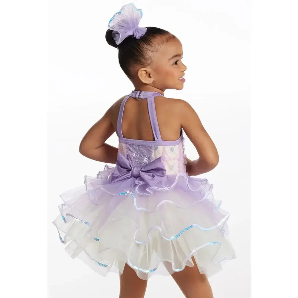 Pre-Owned Dance Costume Small Child Lavender Weissman 17020 Tap Ballet Dress Up